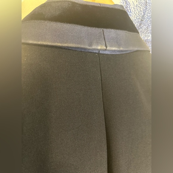 Balmain Paris Authentic Double Breast Deep Navy Blazer with Velvet Trim - Picture 11 of 16